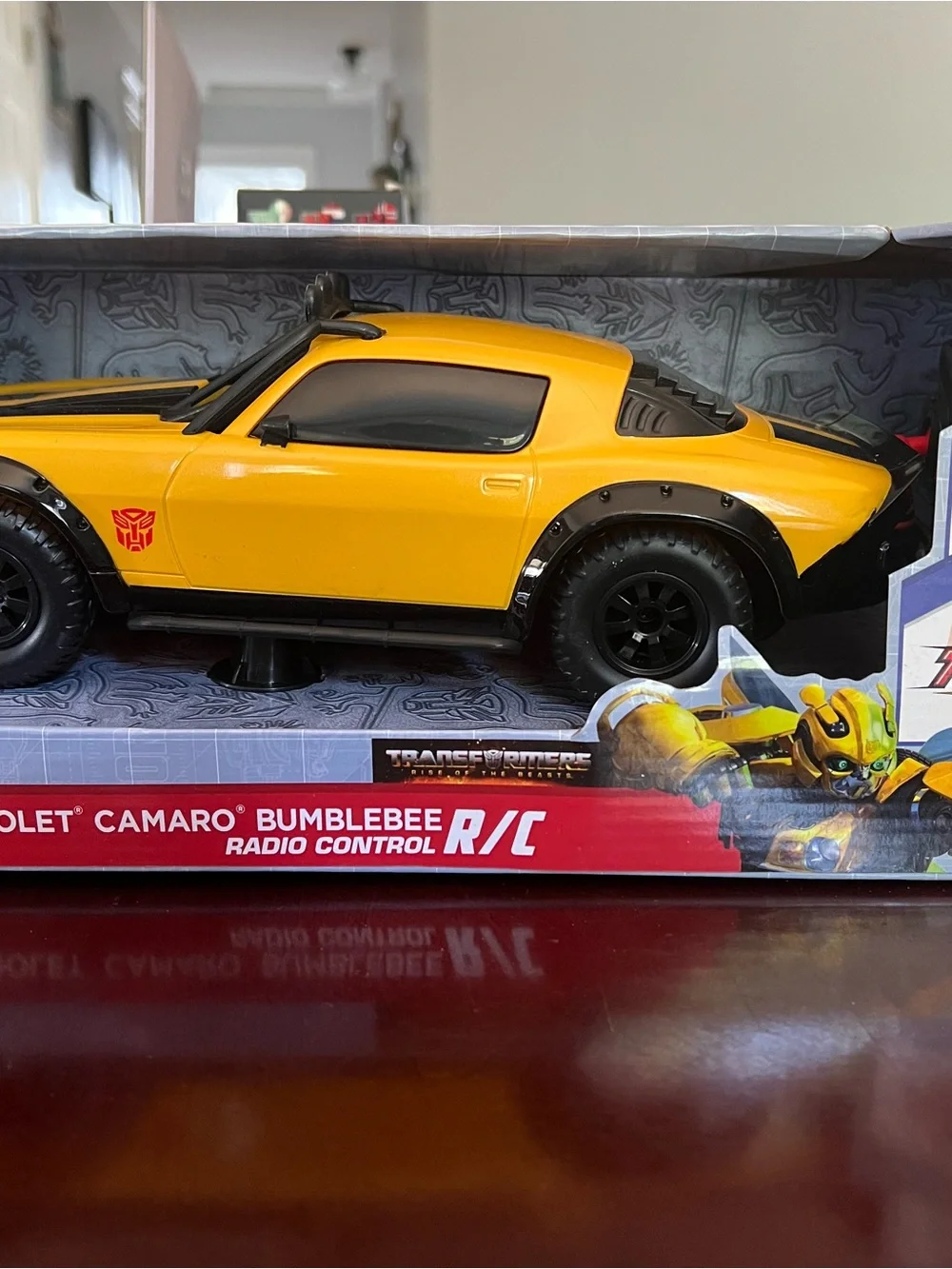 Yellow Bumblebee-Themed Remote Control Camaro Car